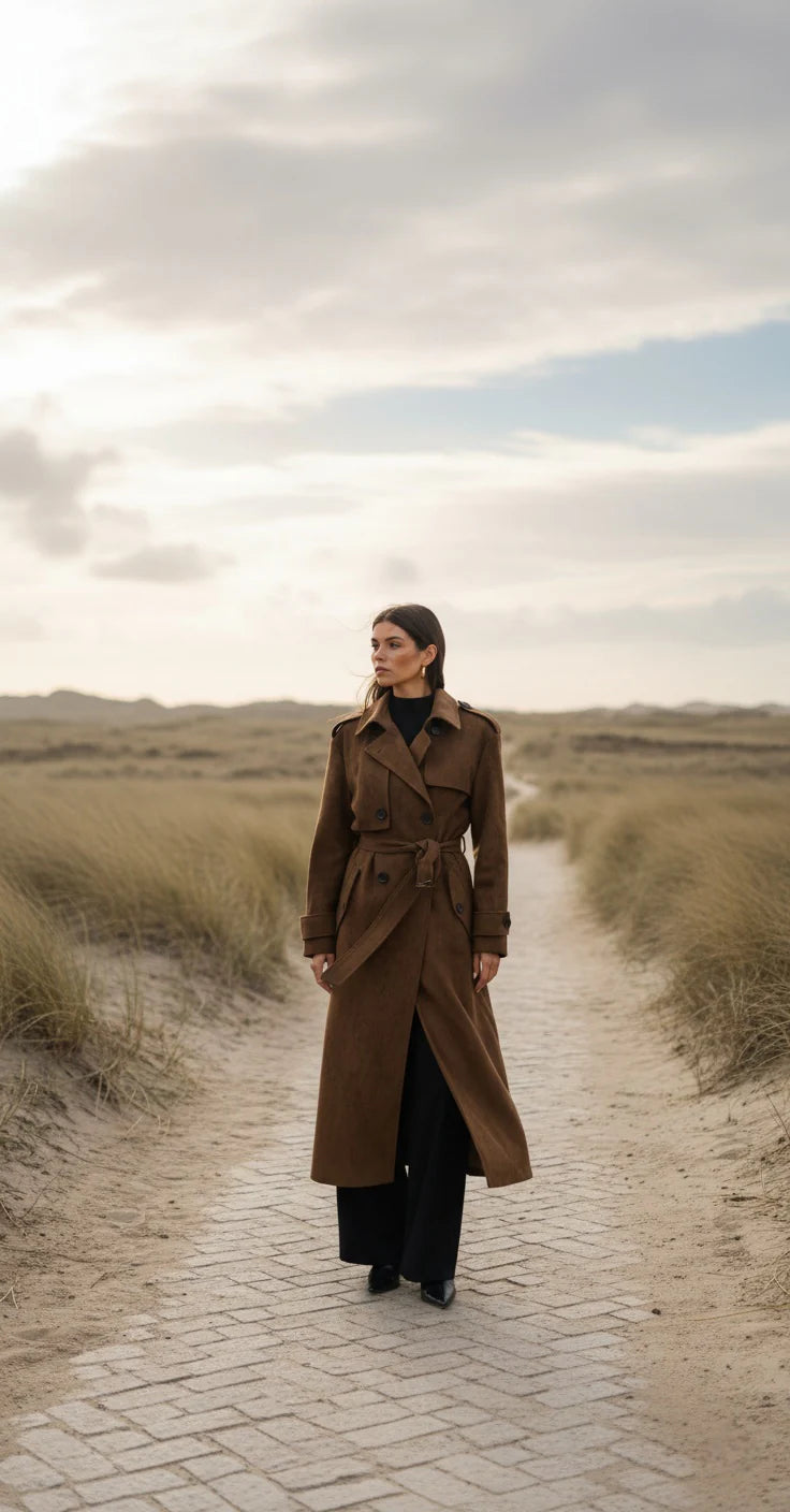 AGNES™ | Trench Coat Winter Jacket