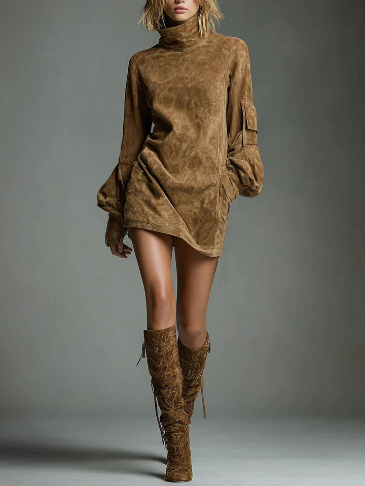 AMELIE™ | Vintage Velvet Mini Dress