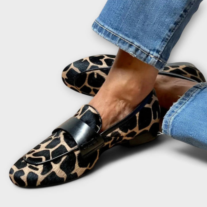LEONIE™ – Orthopedic Leopard Moccasin