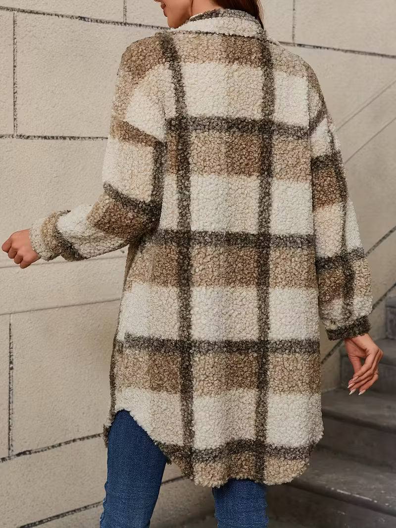 Plaid Pattern Soft Jacket