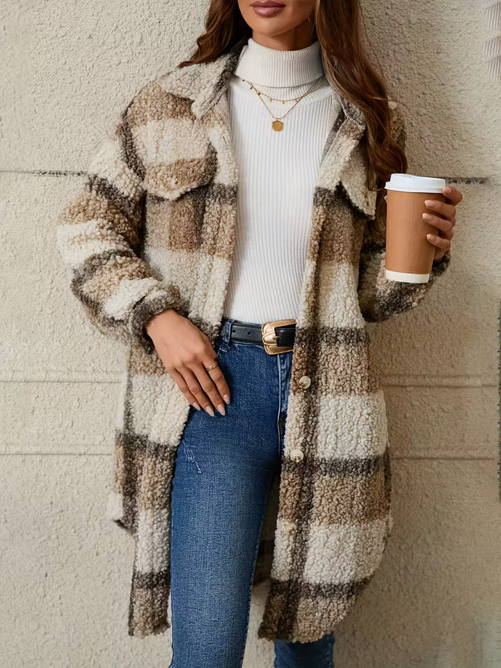 Plaid Pattern Soft Jacket