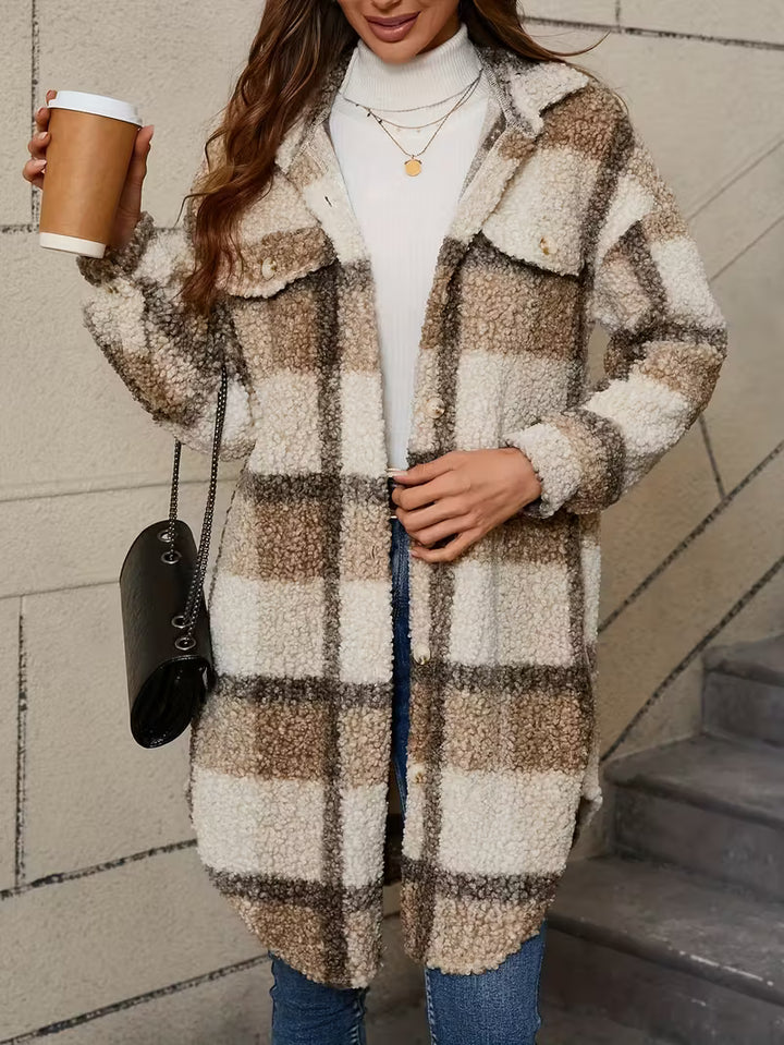 Plaid Pattern Soft Jacket