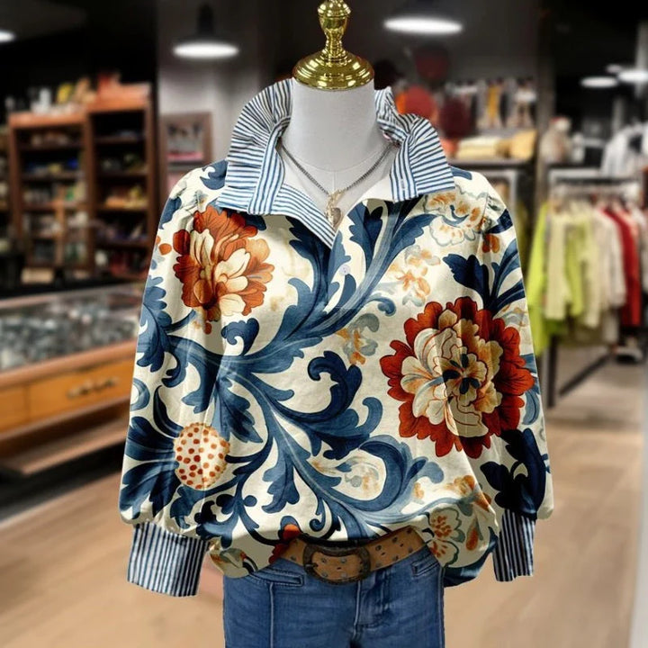 LISA™ | Vintage Floral Blouse