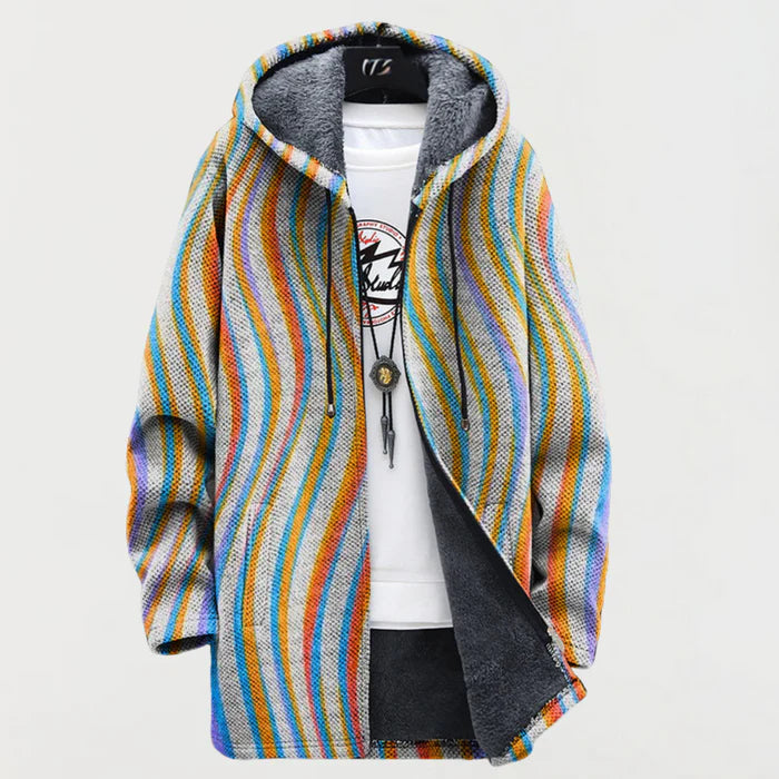 MAYA™ | Swirl Stripe Hoodie