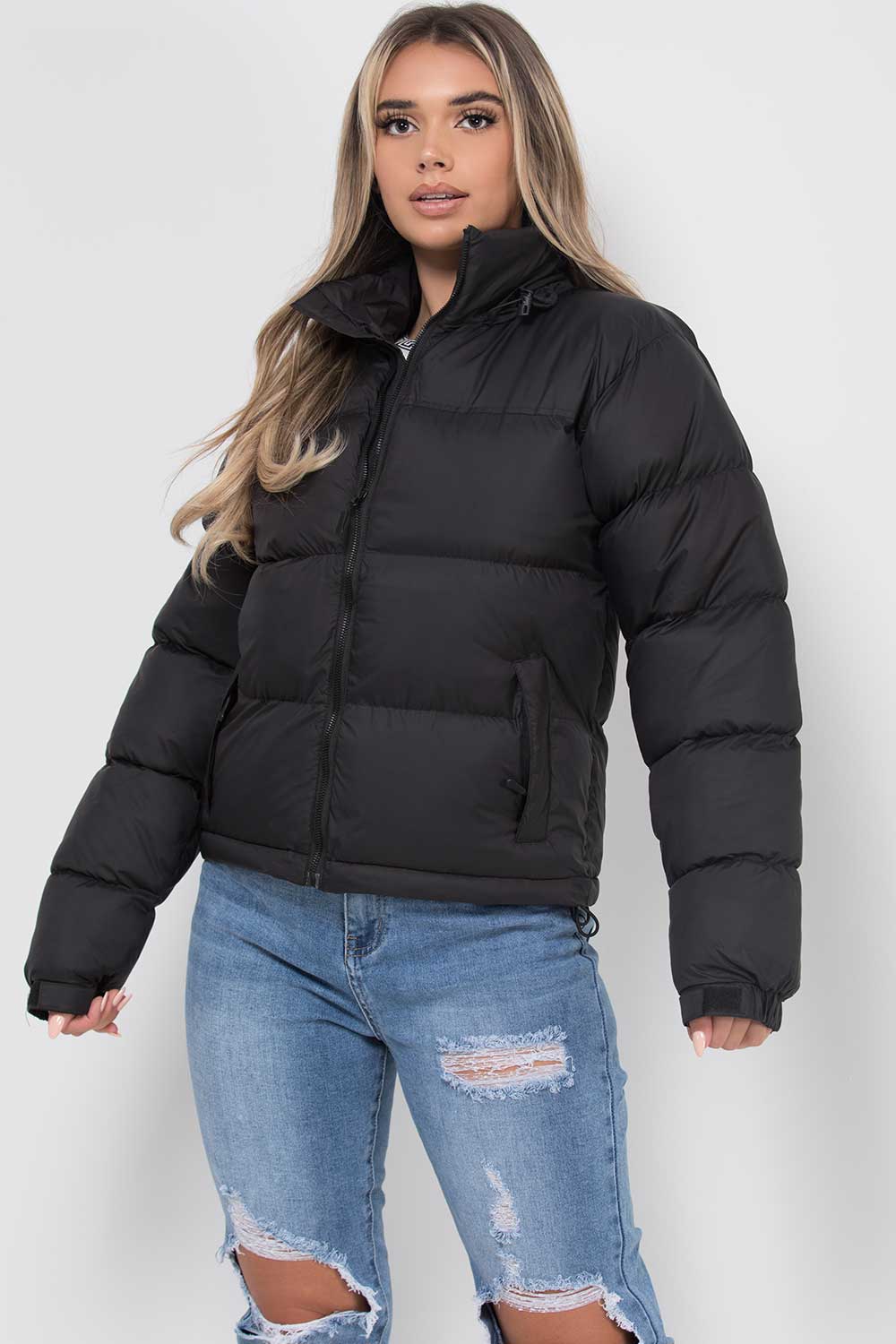 NATALIA™ | Puffer Black Winter Coat