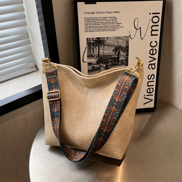 GRETA™ – Vintage Leather Shoulder Bag