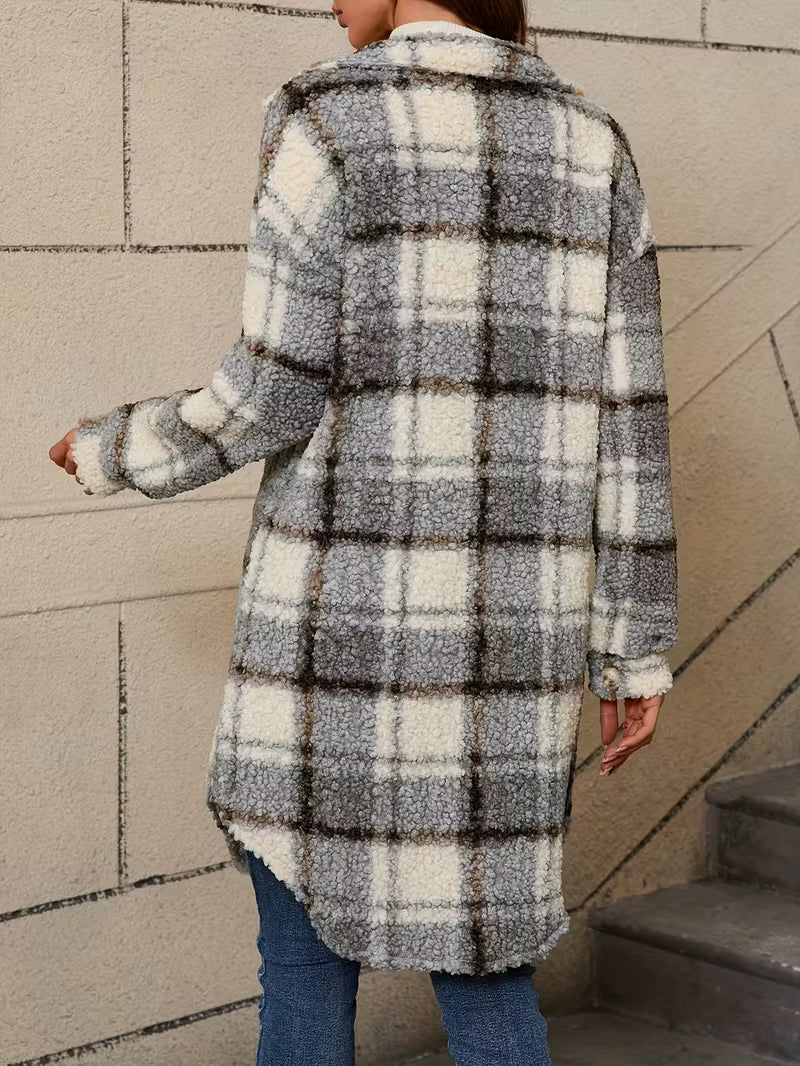 Plaid Pattern Soft Jacket