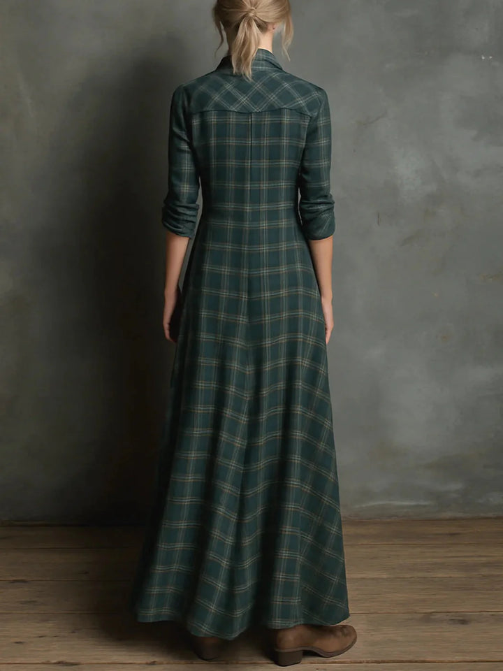 ALIANA™ | Green Striped Dress