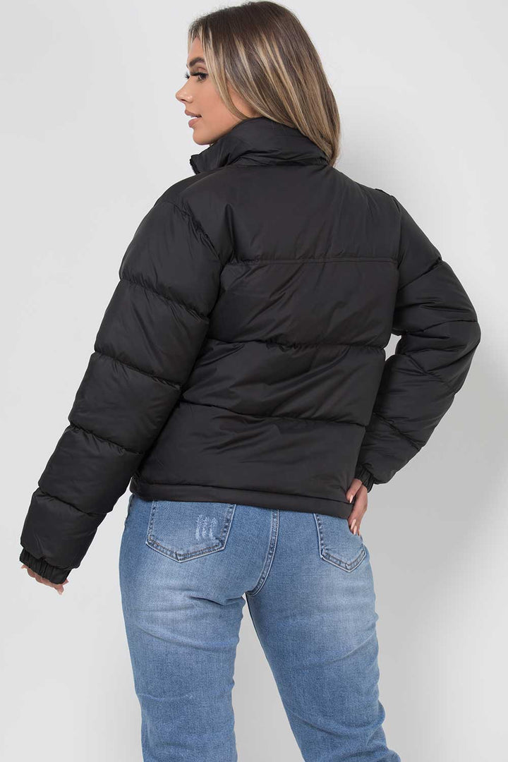 NATALIA™ | Puffer Black Winter Coat