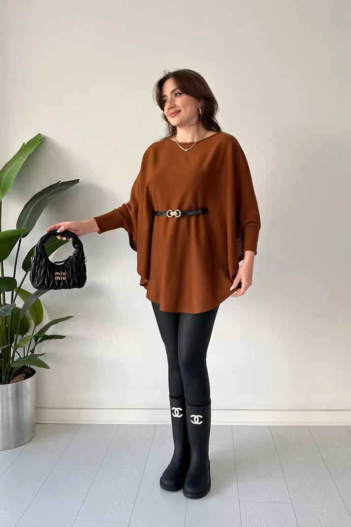 AVERY™ | Knit Poncho