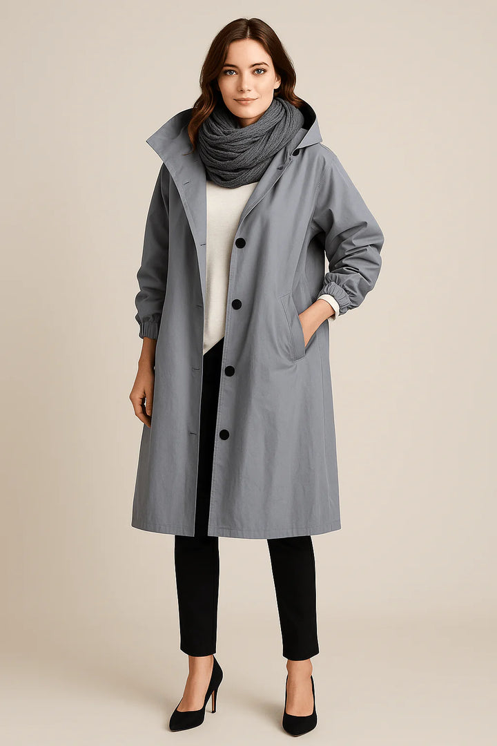 RUBY™ | Trench Coat with Hood