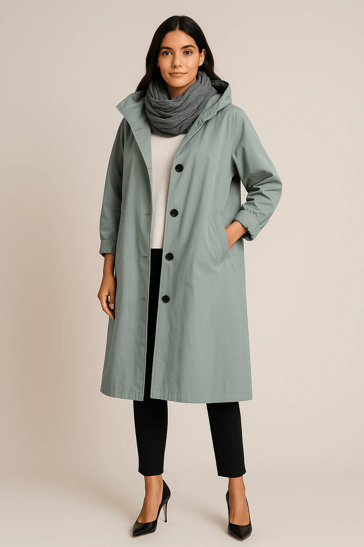 RUBY™ | Trench Coat with Hood