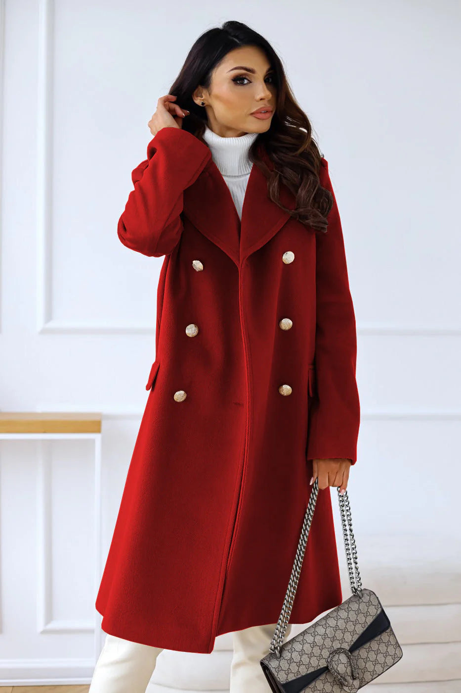 MARA™ | Double-Breasted Wool Coat